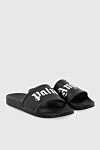 Palm Angels Sliders for women black with white logo - polyurethane. logo. Country of manufacture: Italy. Care: specialized cleaning - photo 3