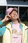 Костюм прогулянковий з поліестеру блакитний жіночий Palm Angels - логотип. 100% поліестер. блискавка. дві бічні кишені. Країна виробник: США. Догляд: спеціалізоване чищення - фото 6