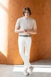 Loro Piana Лоферы мужские замшевые классические бежевые - Высота подошвы: 2,5 см. замша. Страна производитель: Италия. Уход: специализированная чистка - фото 7