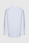 Loro Piana Men's white linen shirt - 100% linen. Closure: buttons. Country of manufacture: Italy. Care: specialized cleaning - photo 7