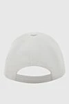 Men's white cap with logo Loro Piana - logo embossing. Fastener: rubber band. 100% polyester. Country of manufacture: Italy. Care: specialized cleaning - photo 4