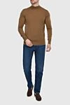 Brown wool jumper for men Loro Piana - 100% wool. Country of manufacture: Italy. Care: specialized cleaning - photo 2