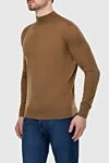 Loro Piana Brown wool jumper for men - 100% wool. Country of manufacture: Italy. Care: specialized cleaning - photo 3