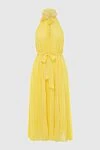 Zimmermann Yellow viscose dress for women - Fastener: belt. pleats, open shoulders, ties. 100% viscose. Country of manufacture: Italy. Care: specialized cleaning - photo 1