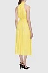 Yellow viscose dress for women Zimmermann - Fastener: belt. pleats, open shoulders, ties. 100% viscose. Country of manufacture: Italy. Care: specialized cleaning - photo 4