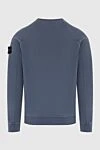 Stone Island Світшот з бавовни сірий чоловічий - нашивка з логотипом. бавовна. Країна виробник: Італія. Догляд: спеціалізоване чищення - фото 7