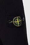 Stone Island Джемпер из хлопка синий мужской - Нашивка логотипа бренда. 100% хлопок. Страна производитель: Италия. Уход: специализированная чистка - фото 5