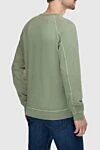 Світшот з бавовни зелений чоловічий Stone Island - нашивка з логотипом. бавовна. Країна виробник: Італія. Догляд: спеціалізоване чищення - фото 4