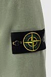 Stone Island Світшот з бавовни зелений чоловічий - нашивка з логотипом. бавовна. Країна виробник: Італія. Догляд: спеціалізоване чищення - фото 5