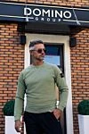 Світшот з бавовни зелений чоловічий Stone Island - нашивка з логотипом. бавовна. Країна виробник: Італія. Догляд: спеціалізоване чищення - фото 8