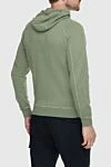 Худі з бавовни зелена чоловічі Stone Island - Особливості: капюшон. нашивка з логотипом. бавовна. Країна виробник: Італія. Догляд: спеціалізоване чищення - фото 4
