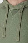 Худі з бавовни зелена чоловічі Stone Island - Особливості: капюшон. нашивка з логотипом. бавовна. Країна виробник: Італія. Догляд: спеціалізоване чищення - фото 6