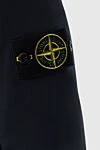 Stone Island Худі з бавовни синя чоловічі - Особливості: капюшон. нашивка з логотипом. бавовна. Країна виробник: Італія. Догляд: спеціалізоване чищення - фото 5