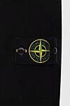 Stone Island Спортивна кофта з бавовни чорна чоловіча - нашивка з логотипом. Особливості: висока горловина. бавовна. блискавка. Країна виробник: Італія. Догляд: спеціалізоване чищення - фото 5