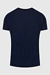 Blue linen T-shirt for men MC2 Saint Barth - 100% linen. Country of manufacture: Italy. Care: specialized cleaning - photo 6