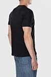 Black linen T-shirt for men MC2 Saint Barth - 100% linen. Country of manufacture: Italy. Care: specialized cleaning - photo 4