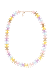 Celine Women's multicolored necklace with logo - logo engraving. plexiglass, brass. Country of manufacture: Italy. Care: specialized cleaning - photo 1