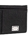 Business card holder made of genuine leather, black, for men Dolce & Gabbana - 100% genuine leather. Country of manufacture: Italy. Care: specialized cleaning - photo 4