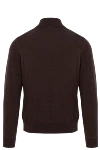 Enrico Mandelli Cashmere tee for men brown - 100% cashmere. Closure: zipper. Country of manufacture: Italy. Care: specialized cleaning - photo 7