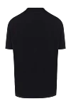 Black cotton T-shirt for men Brunello Cucinelli - logo. 100% cotton. Country of manufacture: Italy. Care: specialized cleaning - photo 6