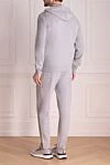 Sports suit for men made of cotton and polyamide gray Brunello Cucinelli - Hood. 93% cotton, 7% polyamide. Closure: Drawstring, zipper. Four side pockets. Country of manufacture: Italy. Care: specialized cleaning - photo 4