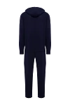 Brunello Cucinelli Sports suit for men made of cotton and polyamide blue - Hood. 93% cotton, 7% polyamide. Closure: Drawstring, zipper. Four side pockets. Country of manufacture: Italy. Care: specialized cleaning - photo 7