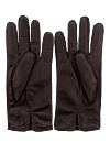 Seraphin Gloves made of genuine leather brown men's - 100% genuine leather. Country of manufacture: Italy. Care: specialized cleaning - photo 3