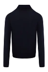 Men's high-collared woolen jumper blue Cesare di Napoli - High collar stand. 100% wool. Country of manufacture: Italy. Care: specialized cleaning - photo 6