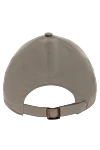 Beige polyester and polyamide cap for men Brunello Cucinelli - logo. 70% polyester, 30% polyamide. Country of manufacture: Italy. Care: specialized cleaning - photo 4