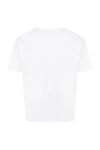 White cotton T-shirt for men Balmain - large drawing logo. 100% cotton. Country of manufacture: Italy. Care: specialized cleaning - photo 6