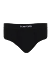 Tom Ford Briefs for men made of cotton black - brand logo. 100% cotton. Country of manufacture: Italy. Care: specialized cleaning - photo 1