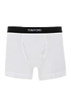 Tom Ford Boxers for men made of cotton white - brand logo. 47% cotton, 47% modal, 6% elastane. Country of manufacture: Italy. Care: specialized cleaning - photo 1