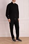 Brunello Cucinelli Sports suit for men made of cotton and polyamide black - Hood. 93% cotton, 7% polyamide. Closure: Drawstring, zipper. Four side pockets. Country of manufacture: Italy. Care: specialized cleaning - photo 3