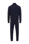 Sports suit for men made of cotton and polyamide blue Brunello Cucinelli - Hood. 93% cotton, 7% polyamide. Closure: Drawstring, zipper. Four side pockets. Country of manufacture: Italy. Care: specialized cleaning - photo 6