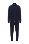 Brunello Cucinelli Sports suit for men made of cotton and polyamide blue - Hood. 93% cotton, 7% polyamide. Closure: Drawstring, zipper. Four side pockets. Country of manufacture: Italy. Care: specialized cleaning - photo 1