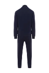 Sports suit for men made of cotton and polyamide blue Brunello Cucinelli - Hood. 93% cotton, 7% polyamide. Closure: Drawstring, zipper. Four side pockets. Country of manufacture: Italy. Care: specialized cleaning - photo 6