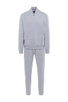 Brunello Cucinelli Sports suit for men made of cotton and polyamide gray - Hood. 93% cotton, 7% polyamide. Closure: Drawstring, zipper. Four side pockets. Country of manufacture: Italy. Care: specialized cleaning - photo 1