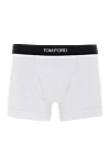 Men's boxers made of cotton and elastane black Tom Ford - brand logo. 95% cotton, 5% elastane. Country of manufacture: Italy. Care: specialized cleaning - photo 2