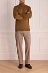 Cashmere and wool men's golf brown Loro Piana - 100% wool. Country of manufacture: Italy. Care: specialized cleaning - photo 2