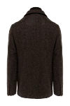 Brown jacket for men Loro Piana - Composition: 80% cashmere, 14% alpaca, 6% polyamide. Fastening: two buttons;. Pockets (external): chest pocket, two side pockets with flaps;. Lining: 100% cupro;. Country of manufacture: Italy. Care: specialized cleaning - photo 6