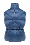 Khrisjoy Women's blue polyamide vest - 100% polyamide. buttons, drawstring. two side pockets. Country of manufacture: Italy. Care: specialized cleaning - photo 7