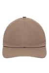 Cesare di Napoli Beige cotton cap for men - 100% cotton. Country of manufacture: Italy. Care: specialized cleaning - photo 1