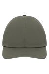 Cesare di Napoli Green cotton cap for men - 100% cotton. Country of manufacture: Italy. Care: specialized cleaning - photo 1