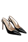 Prada Black leather shoes for women - 100% genuine leather. Heel height: 9 cm. Country of manufacture: Italy. Care: specialized cleaning - photo 3