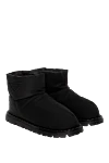 Prada Women's black nylon ugg boots - logo. 100% nylon. Country of manufacture: Italy. Care: specialized cleaning - photo 3