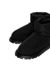 Prada Women's black nylon ugg boots - logo. 100% nylon. Country of manufacture: Italy. Care: specialized cleaning - photo 5