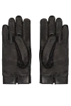 Prada Gloves made of genuine leather black for men - 100% leather. Country of manufacture: Italy. Care: specialized cleaning - photo 3