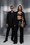 Туфлі зі шкіри чорні жіночі Saint Laurent - логотип на каблуці. 100% натуральна шкіра. Висота підборів: 10 см. Країна виробник: Італія. Догляд: спеціалізоване чищення - фото 8