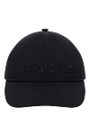 Moncler Black polyamide cap for women - 100% polyamide. Country of manufacture: Italy. Care: specialized cleaning - photo 1