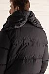 Пуховик из полиамида серый мужской Stone Island - логотип. капюшон. два боковых кармана. Утеплитель: 100% пух. молния. 100% полиамид. Страна производитель: Италия. Уход: специализированная чистка - фото 8